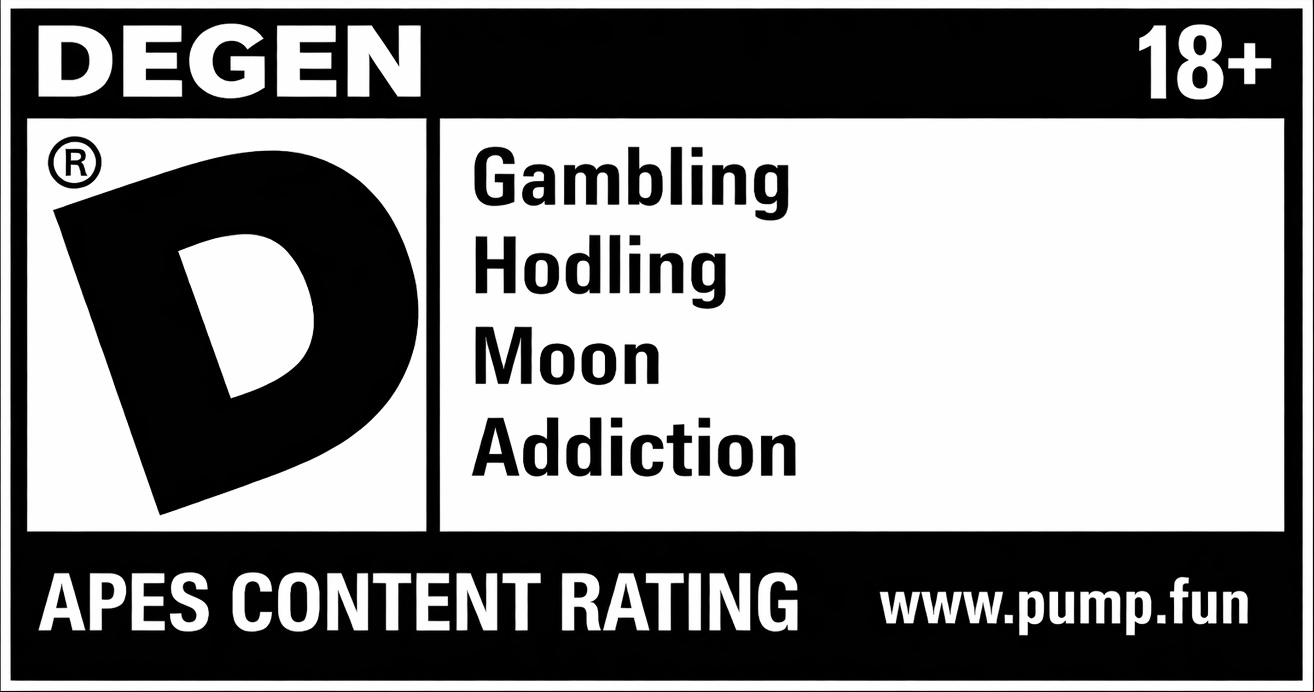 Degen Apes Content Rating